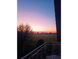 Blick vom Balkon Richtung Westen