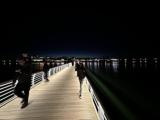 Seebrücke am Abend
