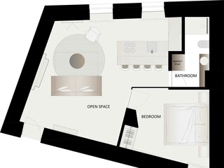 Apartment Rabac Grundriss 1