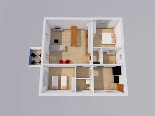 Holiday house Stanišovi Floor Plan 1