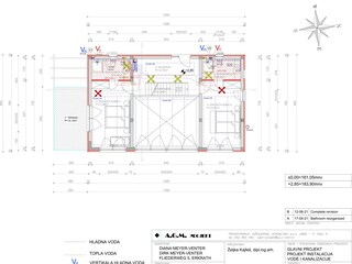 Villa Plomin Pianta del piano 18