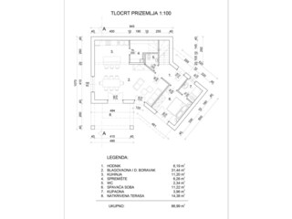Holiday house Rabac Floor Plan 24