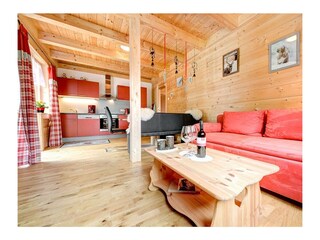 Wohnzimmer- und Küche "Enzian"