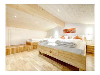 Schlafzimmer auf der Galerie