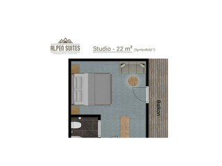 Plan Studio 22 - Grundriss klein