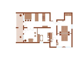 Grundriss s'Grosse A1, A2 & A4