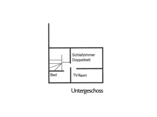 Grundriss Untergeschoss