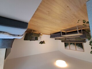 Modern Alp Apart -  offener Wohnzimmerbereich