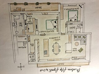 Modern Alp Apart - Skizze