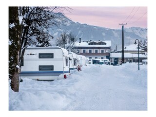 Winterlandschaft am Erlebnis Resort Aufenfeld