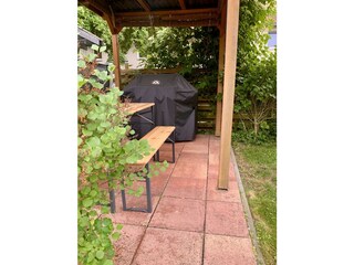 Überdachter Grillplatz