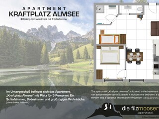Apartment "Kraftplatz Almsee"