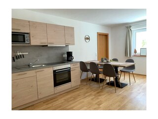 Küche - Apartment"Kraftplatz Schwarze Lacke"