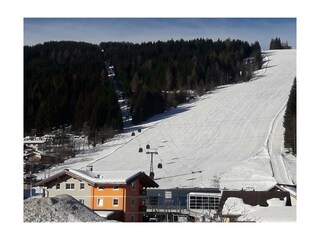 Blick zur Piste - Achter Jet