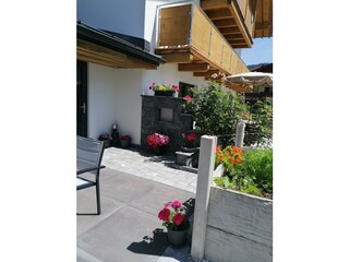 Sommer- Frühstücks- Terrasse