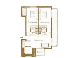 grundriss-ferienwohnung-edelweiss-flachauer-bergkr