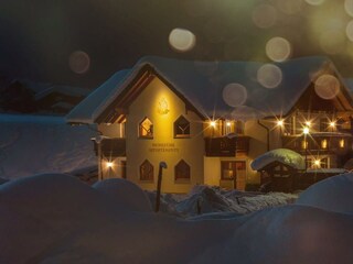 Bergkristall bei Nacht