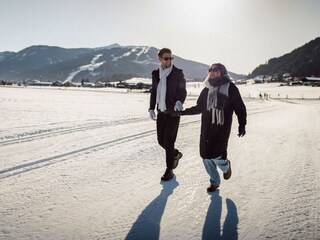 winter spazieren