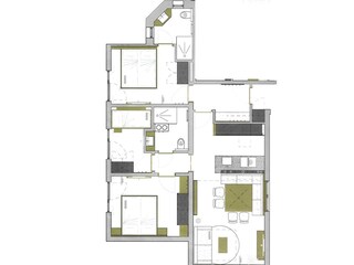 Grundriss Appartement 001