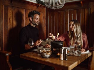 Abendessen im Fonduerestaurant Ennshof