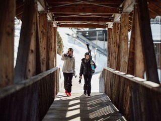 Weg zum Skilift in 3 Minuten