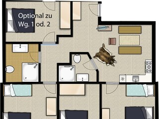 Plan Ferienwohnung Anderl