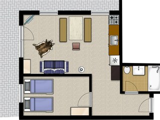 Plan der Ferienwohnung