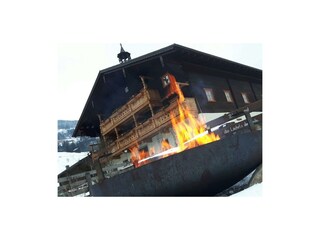 Zittrauerhof Bad Hofgastein Winter Feuerschale