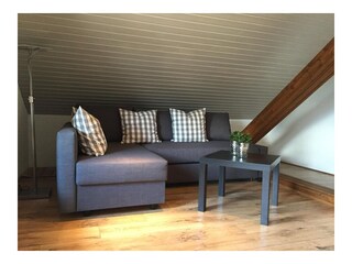 Wohnzimmer mit Sofaecke