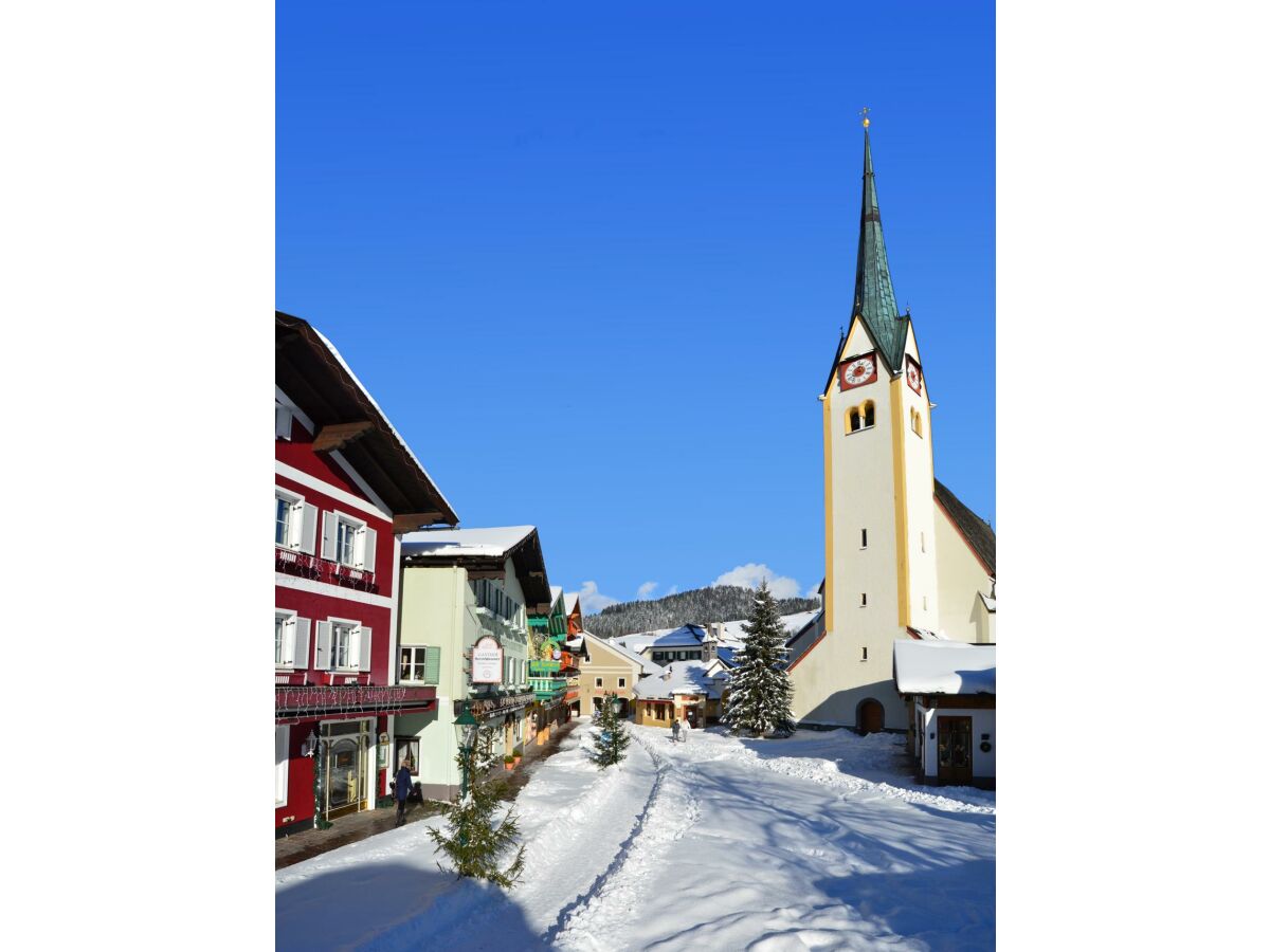 Marktplatz Abtenau im Winter