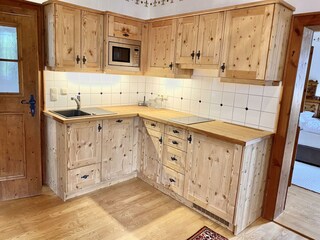 Küche Schloss Ferienwohnung