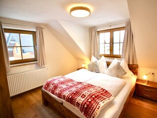 Chalet Mama, Schlafzimmer, Doppelbett