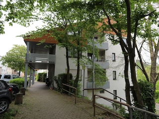 Hausansicht Eingang Schloßgartenstraße EG