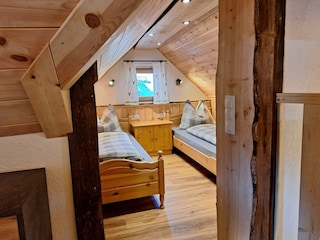 Schlafzimmer mit Einzelbetten