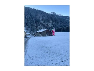 Hausblick Winter