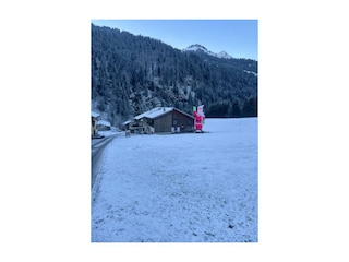 Hausblick Winter