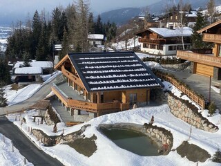 Blick aus der Gondel Winter