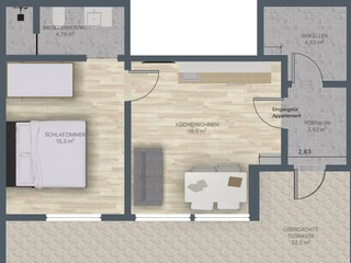 Grundriss DU.Appartement