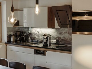 Voll ausgestattete Küchen in den Ferienwohnungen