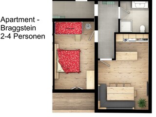 Braggstein 2-4 Personen