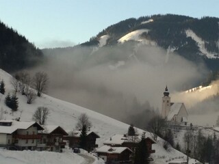 Blick auf die Dorfkirche