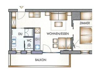 Grundriss 2 Typ Klingspitz