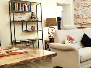 Wohnraum mit Schlafcouch
