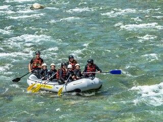 Wildwasser-Rafting auf der Oberen Möll