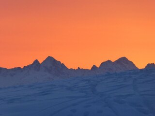 Skipiste mit Blick nach Norden