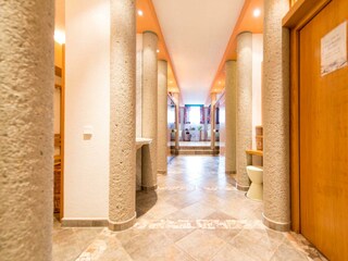 Blick in unseren "Sauna-Tempel"