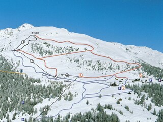 Pisten und Lifte Emberger Alm