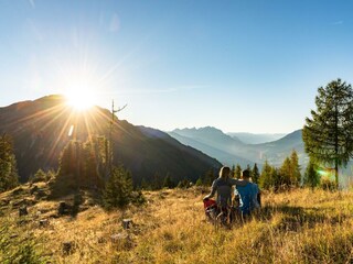 Auch eine Pause gehört zum Wandern