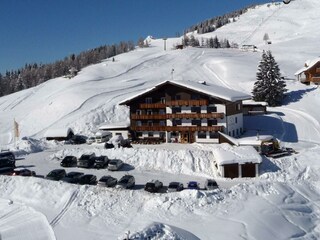 Fichtenheim aus der Vogelperspektive