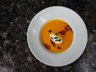 Kürbissuppe
